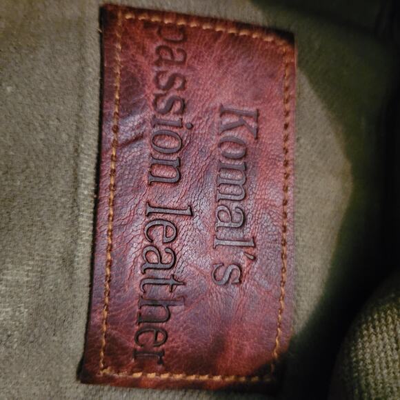 Leather Duffle Bag 30" LARGE Travel Crossbody Vintage Brown Overnight Duffel NEW - Picture 7 of 8